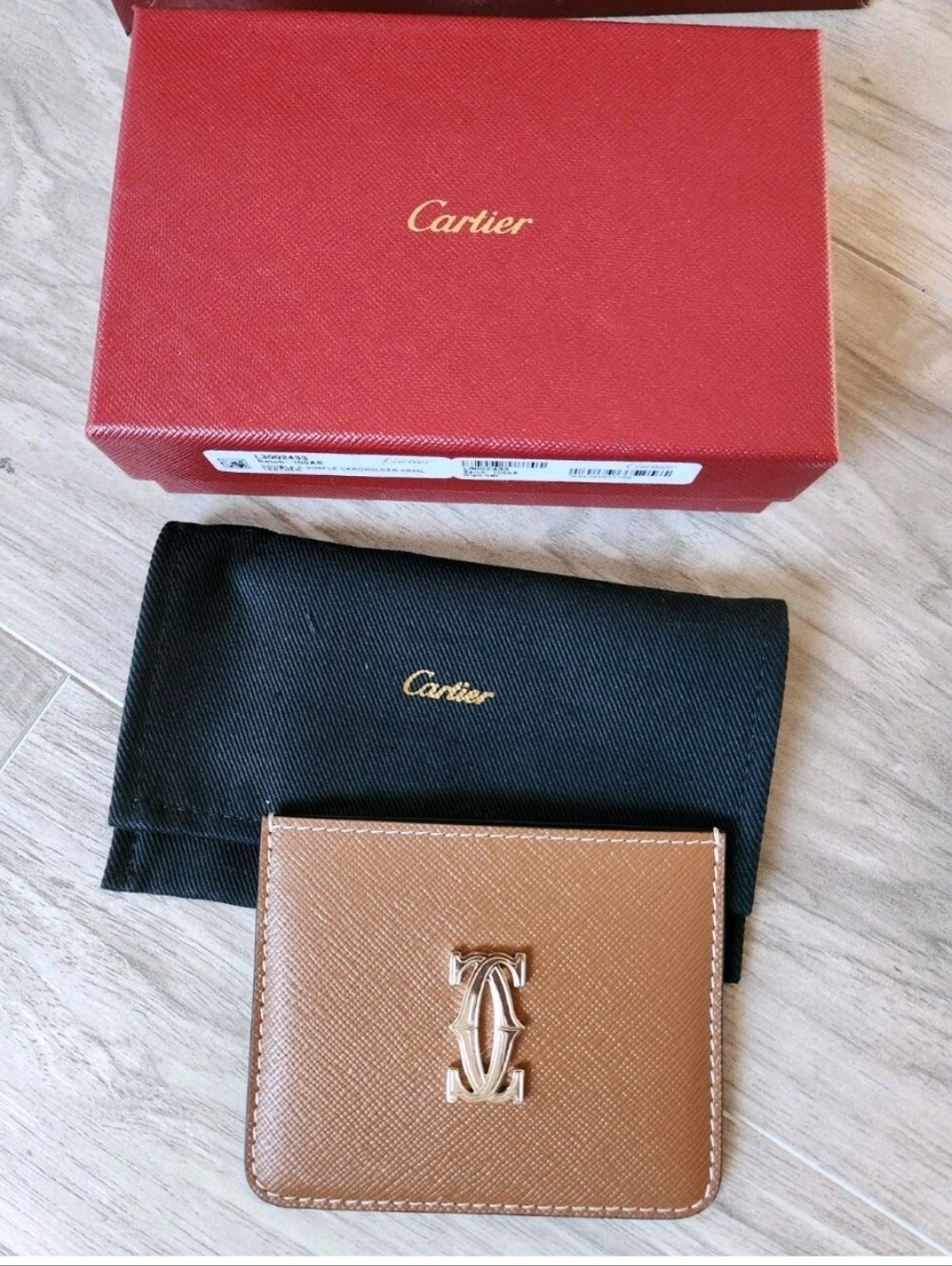 Authentic Cartier Brown Cardholder